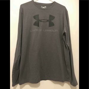 ⭐️NWOT Gray Under Armour L/S Shirt. Size Large.⭐️